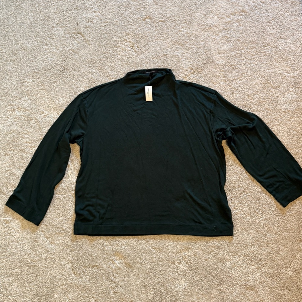 NWT dark forest green Banana Republic shirt size XL